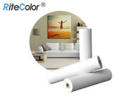 Premium 320 g / m² Matte Poly Cotton Canvas Rolls do drukowania wodnego tuszu pigmentowego